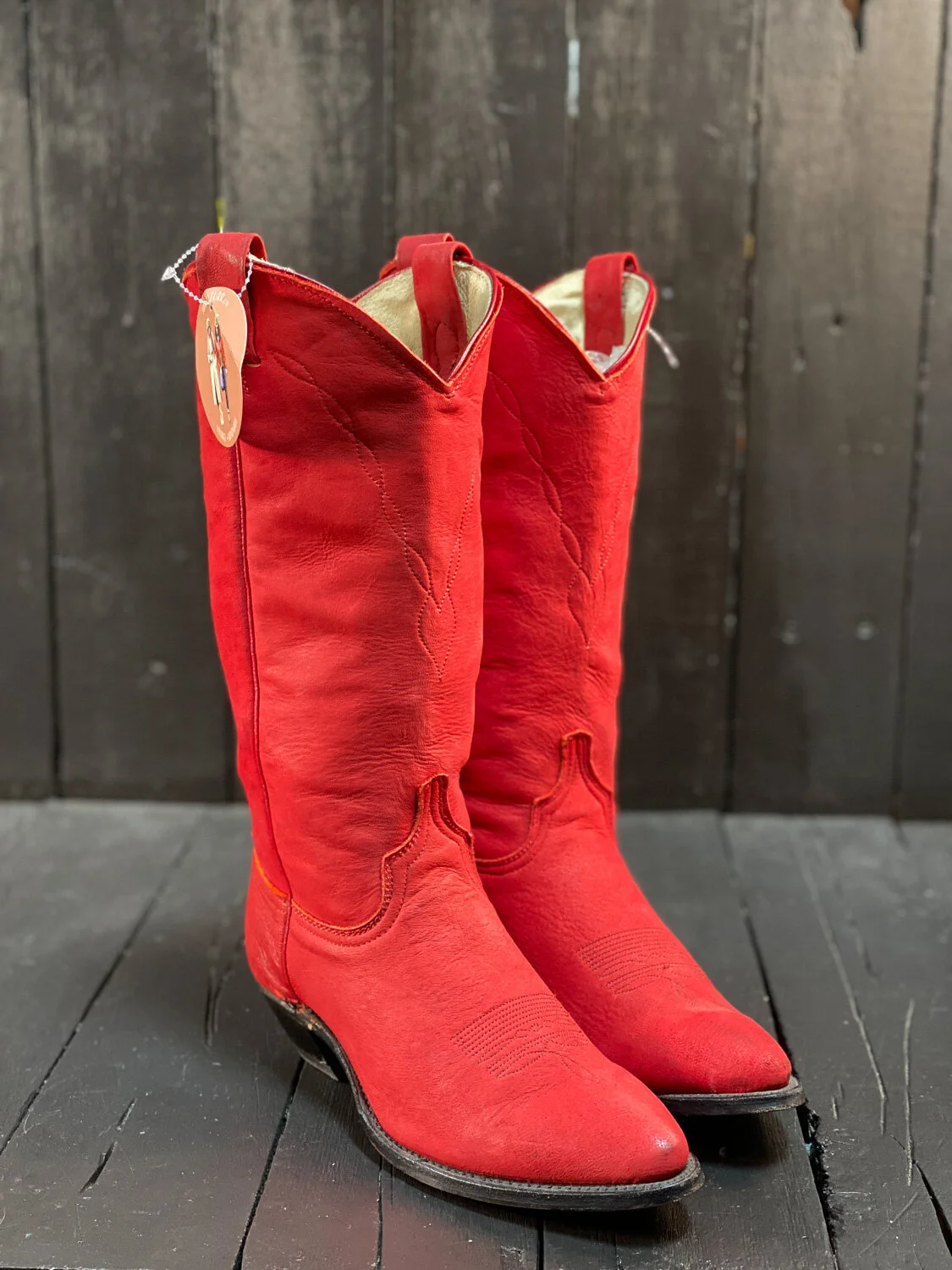 Deer skin 2025 cowboy boots